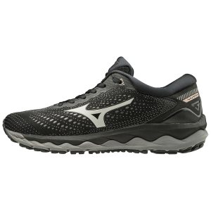 Mizuno Wave Sky 3 Womens Running Shoes Canada - Black